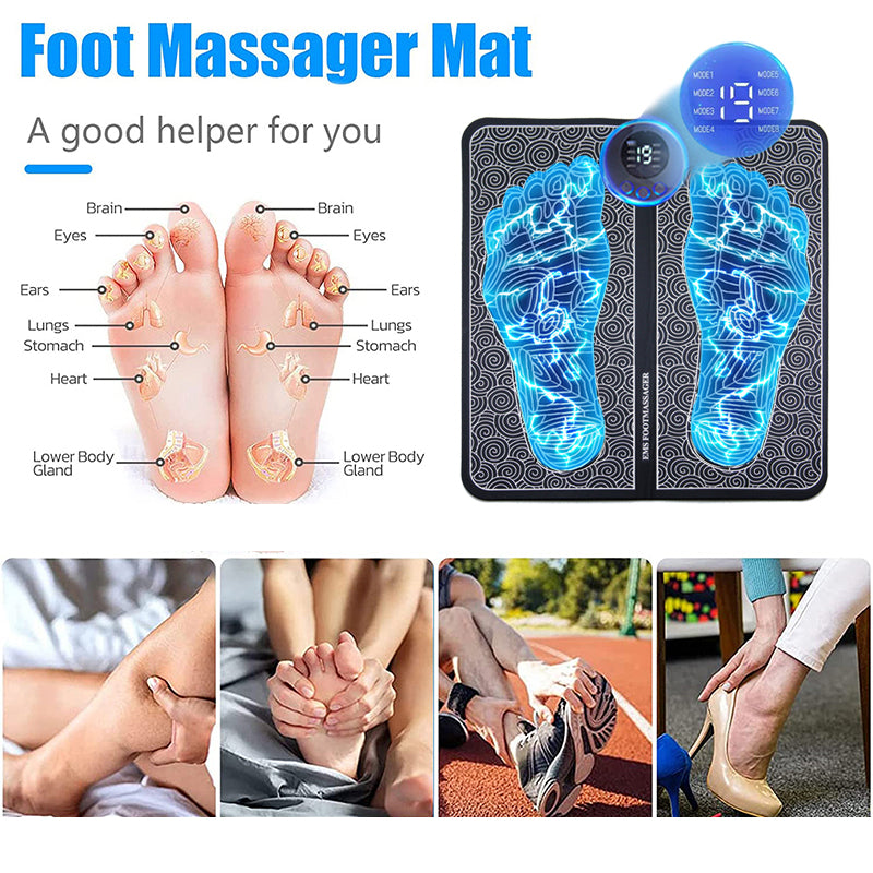 Electric EMS Foot Massager Pad