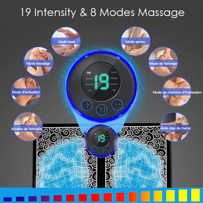 Electric EMS Foot Massager Pad