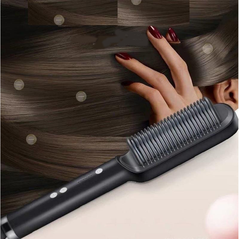 3-in-1 Heated Hair Straightening Comb