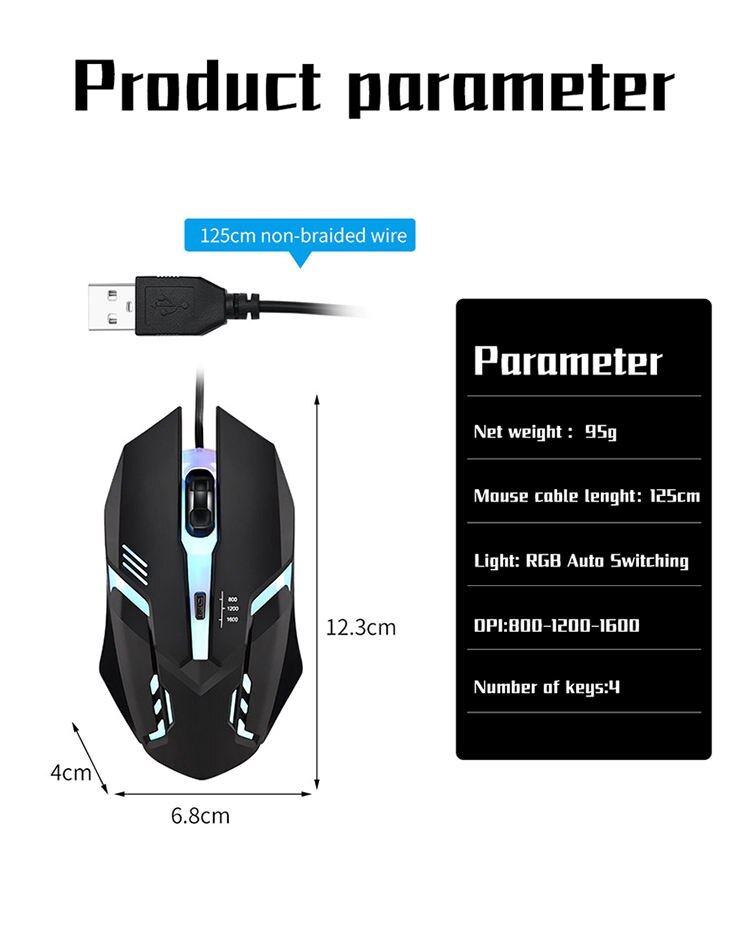 LED Gaming Mouse