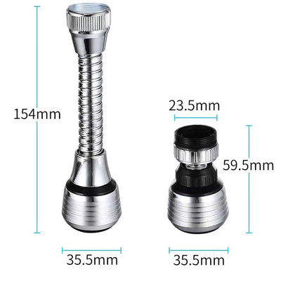 360° Adjustable Faucet Extension Tube